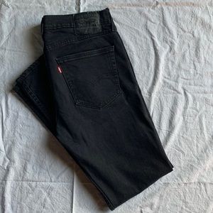 Levi’s 512 Slim Tapered Black Denim 34x32